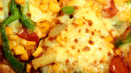 Vegetarian Pizza Zoom and Crop