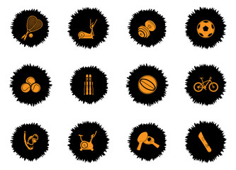 Fitness and Sport vector icons