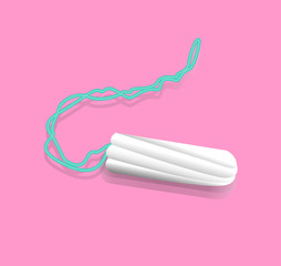gynecologic tampon swab vector.