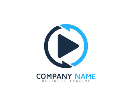 Video Share Logo Design Template