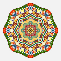 Circular pattern in arabic style
