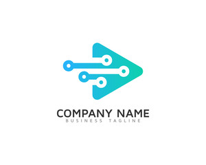 Video Digital Logo Design Template