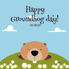 Groudhog day background