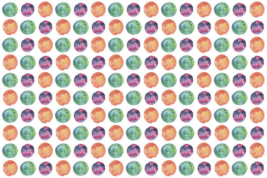 Watercolor pattern and background of stones