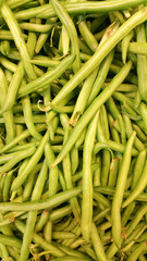 Green Beans at a produce stand
