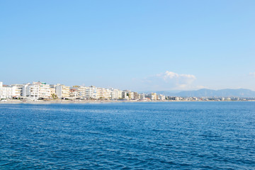 Embankment in Loutraki.