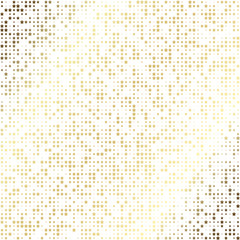 Geometric modern vector golden background from stars.