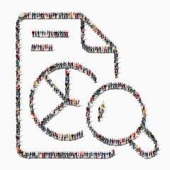 people  shape  document icon