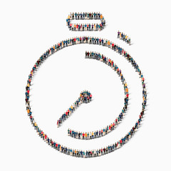 people stopwatch sports icon