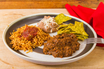 Carne Guisada Plate