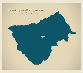 Modern Map - Bamingui-Bangoran CF