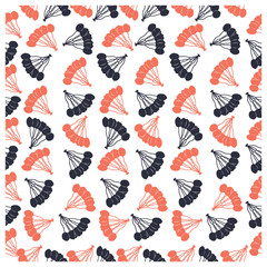 Leaves, fruits and Flowers seamless pattern