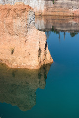 Chiangmai canyon, beautiful landscape, old abandon soil mine