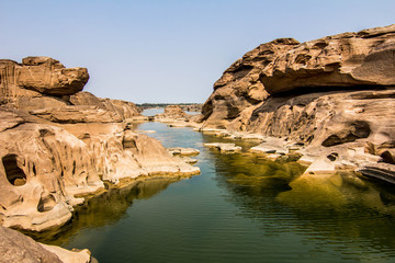 Samphanboke Ubonratchatani Grand Canyon in Thailand, 3000 Boke nature of rock is unseen in Thailand...