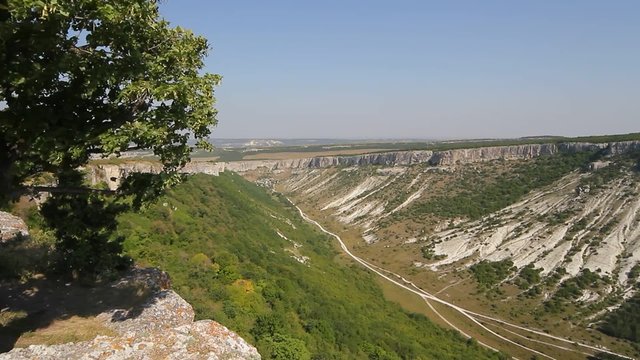 Вид  с Чуфут Кале