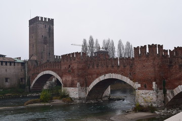 Obraz premium ponte di castel vecchio