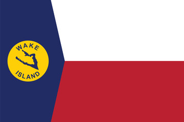 Standard Proportions for Wake Island Unofficial Flag