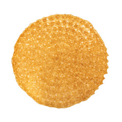 Shrovetide, Maslenitsa, fishnet pancake, flapjack,slapjack,  isolated on the white