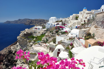 Urlaubsort Oia auf der Insel Santorin