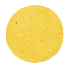 Shrovetide, Maslenitsa, fishnet pancake, flapjack,slapjack,  isolated on the white