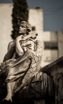  Angel In Recoleta Cemetery 