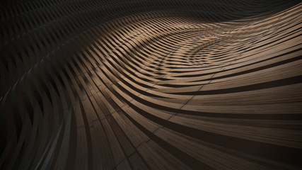 Wood weave 3D abstract background pattern