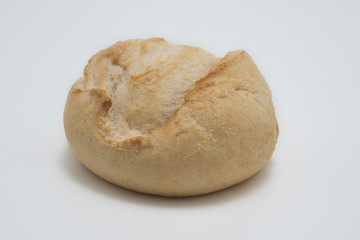 bread on a white background