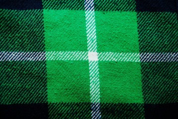 Green, blue and white fabric background