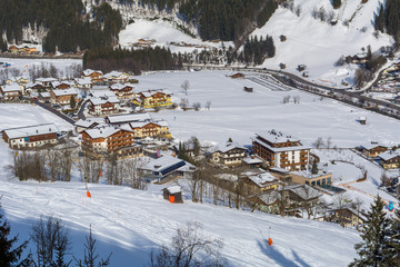 Skiort Großarl, Österreich