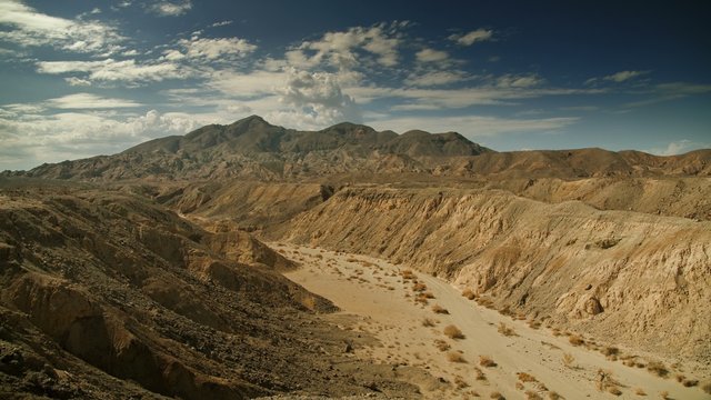 Desert Landscape Time Lapse (4K) - A desert time lapse shot.