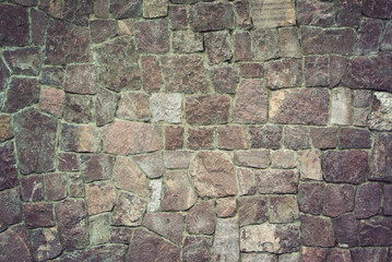 Stone wall texture of vintage background