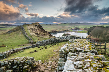 Milecastle 42 on Hadrian's Wall east of Cawfield Quarry