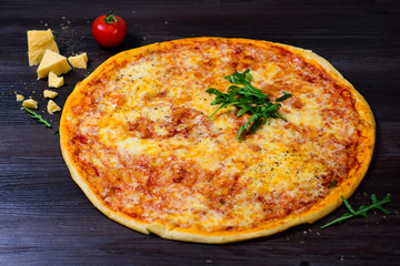 delicious Italian pizza Margarita