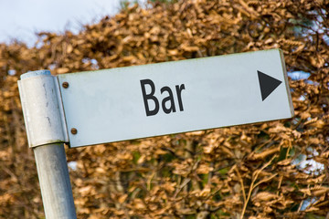 Schild 92 - Bar