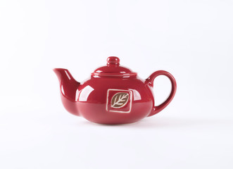 red tea pot