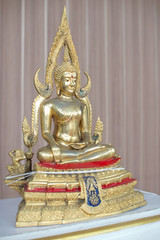 Beautiful Golden Buddha image, Buddha statue.