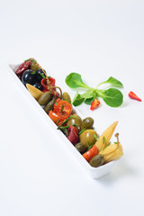 pickled vegetables in the UZG dish