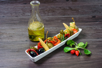 pickled vegetables in the UZG dish