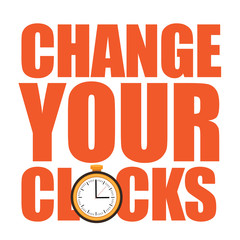 Change your clocks message for Daylight Saving Time and travel to other time zones.