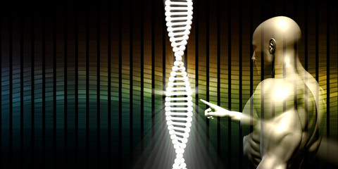 Obraz premium Genetic Research