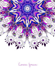 Beautiful card vector