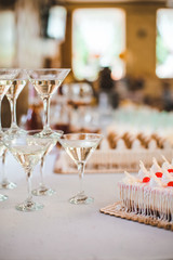 Delicious Wedding Cake and Candy Bar