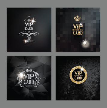 Set of VIP cards