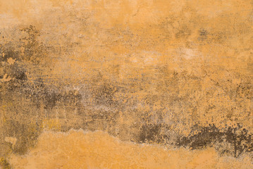 Ochre aged texture with smudges