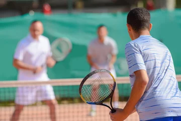 Deurstickers tennis © auremar