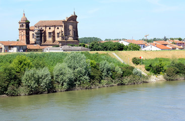 Naklejka premium Italien, Revere, Chiesa parrocchiale della Beata Vergine Maria