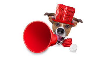 dog sale megaphone