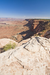 view overlooking the Canyonlands of Utah