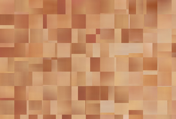 Bright abstract mosaic brown background with gloss