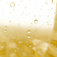 Close-up of water drops on glass surface as background